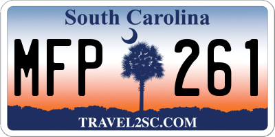 SC license plate MFP261