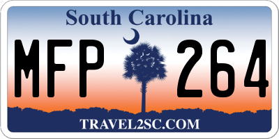 SC license plate MFP264