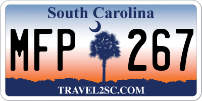 SC license plate MFP267