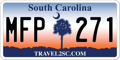 SC license plate MFP271