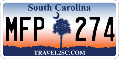 SC license plate MFP274