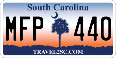 SC license plate MFP440