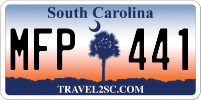 SC license plate MFP441