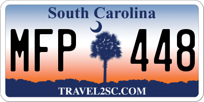SC license plate MFP448