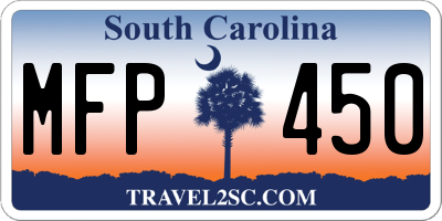 SC license plate MFP450