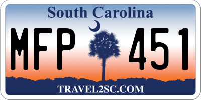 SC license plate MFP451