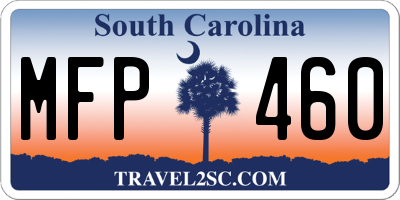 SC license plate MFP460