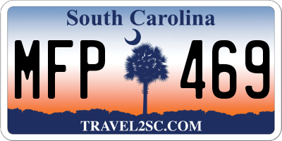 SC license plate MFP469