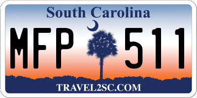 SC license plate MFP511