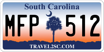 SC license plate MFP512
