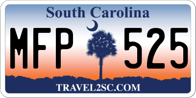 SC license plate MFP525