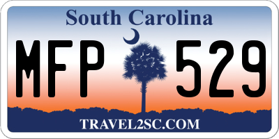 SC license plate MFP529