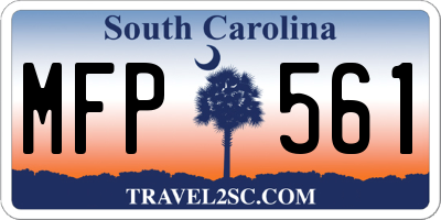 SC license plate MFP561