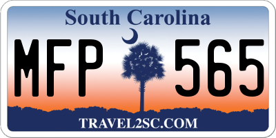 SC license plate MFP565