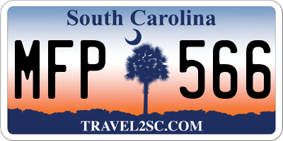 SC license plate MFP566