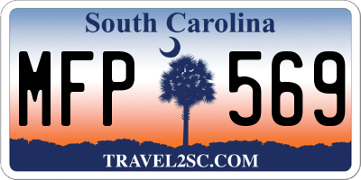 SC license plate MFP569