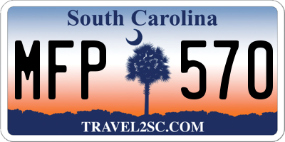 SC license plate MFP570