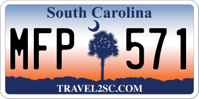 SC license plate MFP571