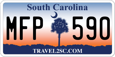 SC license plate MFP590