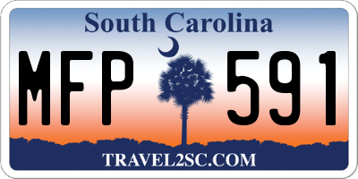 SC license plate MFP591