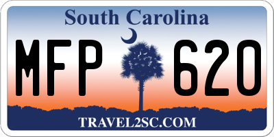 SC license plate MFP620