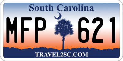SC license plate MFP621