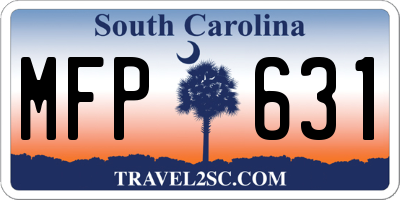 SC license plate MFP631