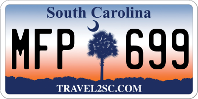 SC license plate MFP699