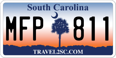 SC license plate MFP811