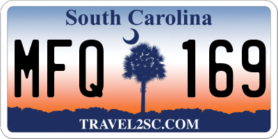 SC license plate MFQ169