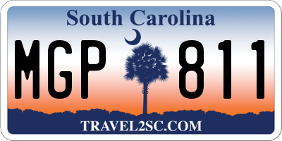 SC license plate MGP811