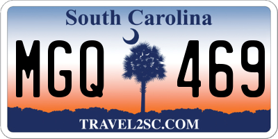 SC license plate MGQ469