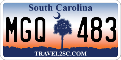 SC license plate MGQ483