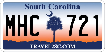 SC license plate MHC721