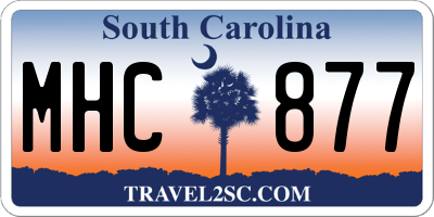 SC license plate MHC877