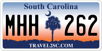 SC license plate MHH262