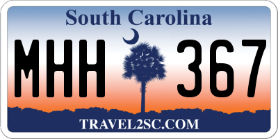 SC license plate MHH367