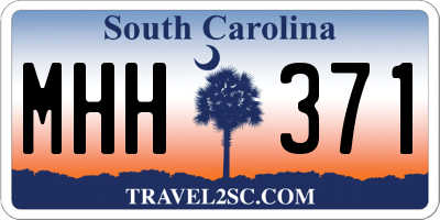 SC license plate MHH371