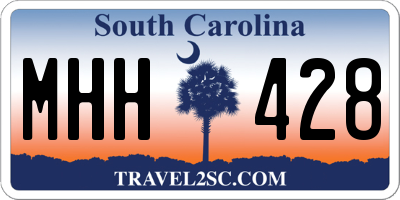 SC license plate MHH428