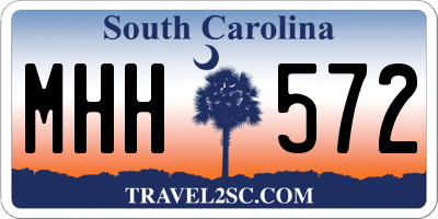 SC license plate MHH572