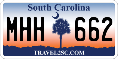 SC license plate MHH662