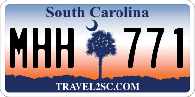 SC license plate MHH771