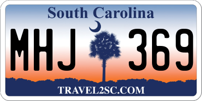 SC license plate MHJ369