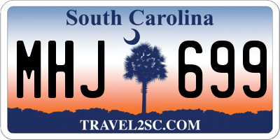 SC license plate MHJ699