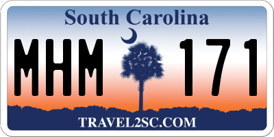 SC license plate MHM171