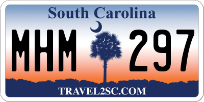 SC license plate MHM297