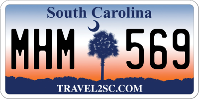 SC license plate MHM569