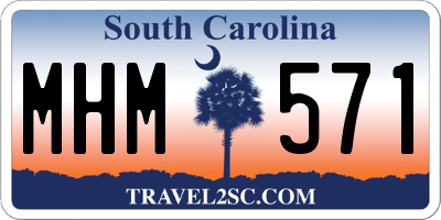 SC license plate MHM571