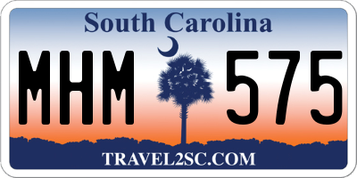 SC license plate MHM575
