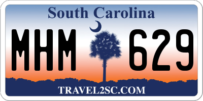 SC license plate MHM629
